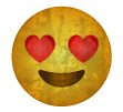 hearth-eyed emoji 