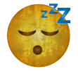 sleepy emoji