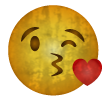 kiss love emoji